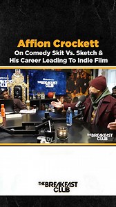 50K views · 842 reactions | Affion Crockett breakdown the differences between comedy ‘Skits’ v ‘Sketches’ and explains what happened during his journey from network tv to YouTube! Listen in  ➡️Check out the full interview on @YouTube & #AHipHopStory out on 2/23! | Breakfast Club | Facebook