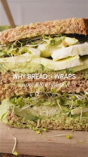 I’m a dietitian and I recommend choosing bread instead of wraps..here’s why ✨
