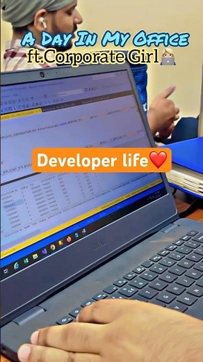 A DAY IN MY OFFICE AS DEVELOPER❤️#developerlife #minivlog #shortvideo