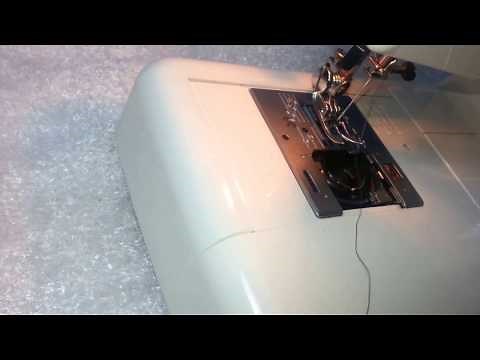 Threading Singer sewing machine model 384
