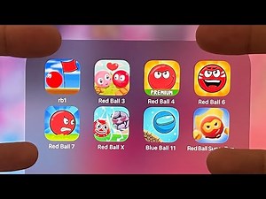 Red Ball 1 (rb1) Red Ball 3 - 4 - 6 - 7 & Red Ball X - Blue Ball 11 - Red Ball Super Run (iOS Games)