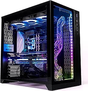 EK Fluid Gaming PC - Custom Liquid-Cooled Ryzen 5 5600X & RTX 3070 with EKWB D-RGB Water Blocks, 16GB RGB RAM, 1TB M.2 SSD, 2TB HDD, Prebuilt Desktop Computer 250 Vanquish