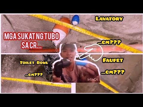 Paano Mag abang ng tubo sa CR? Plumbing Installation Waterline And Sanitary Line