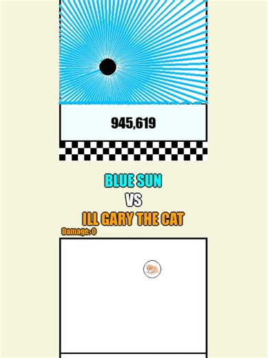 Blue Sun vs ill Gary The Cat Meme balls #satisfyingvideos #physics #simulation #mathballfighter