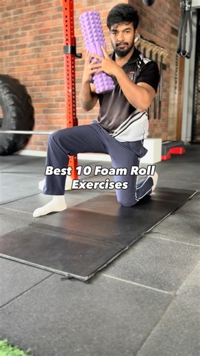 🔥 10 Best Foam Roller Exercises for Recovery. Train hard. Recover smart. 💯#foamrollerexercises
