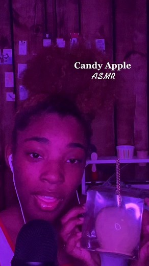 candy apple asmr #jesussaves #crunchasmr #eatingasmr #kyriaskorner #asmr #tingles #relax #foryoupage #fyp #asmrfood