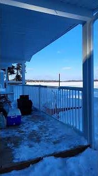 pêche sur la glace pointe à David réservoir baskatong #pêche #fishing