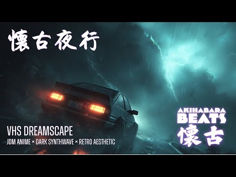 VHS Dreamscape — JDM Anime × Dark Synthwave × Retro Aesthetic