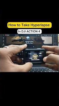 Hyperlapse on DJI Action 4 camera - #trendingshorts #hyperlapse #motovlog #tutorial #dji #camera