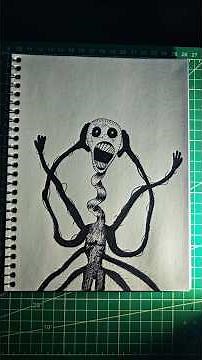 how to draw the boiled one #horrordrawing #boisvert #drawing #tutorialdedesenho ##foryoupage #horror