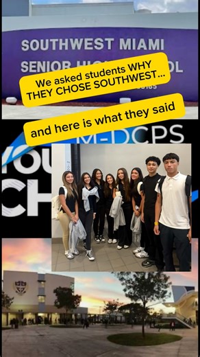 Big dreams, amazing teachers, and a family that pushes you to succeed — Southwest Miami Senior High is where Eagles soar 🦅💜✨We are your BEST choice. #swpurplepride #sweaglenation #yourbestchoicemdcps #studentlife | Southwest Miami Senior High School