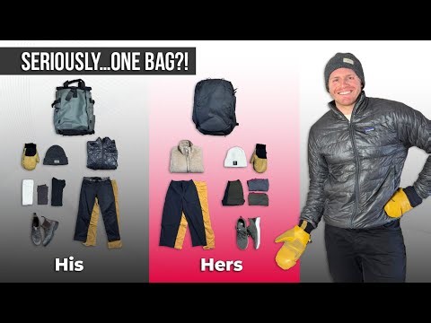 Minimalist Packing for Europe in ONE Backpack (Even in Winter...)