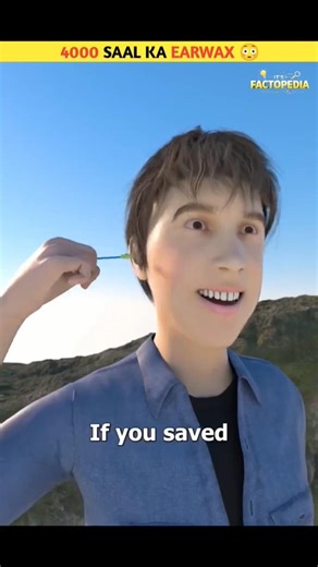 4000 SAAL KA EARWAX (3D animation) Hindi explain | #facts #trending #dailyfacts #viral #shorts