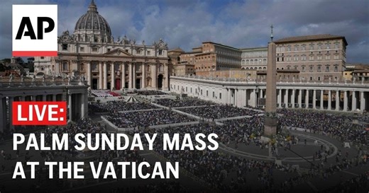 LIVE: Palm Sunday Mass at the Vatican