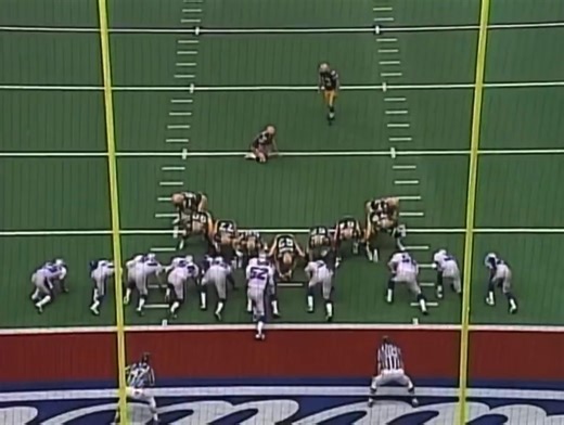 Favre to Rison in Super Bowl XXXI is one of the most iconic touchdowns in franchise history! | Chris Jacke