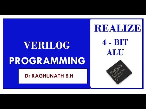 Realize ALU [4 bit] using verilog code
