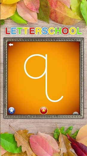 Learn to write Lowercase Letter Q of the English Alphabet | Letter School ABC Games