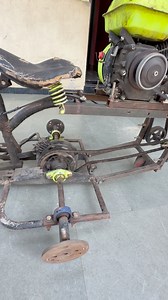 Handmade Chain drive deferential gear with disc brake trike bike 6-12-25 2:30 #trikebike #bike #deferential | Crazy mechanic