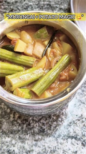 “Easy Murungai Potato Gravy in 10 Minutes | Simple Village Style Curry | Easy Cooking Ep 7” #cooking