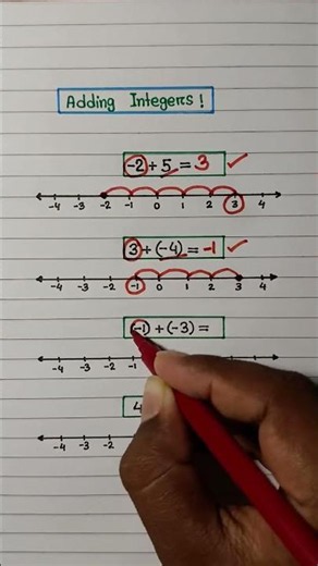 Adding Integers Using a Number Line | Easy Maths Trick for Students 🔥 | Class 6 Maths | Durga Sir