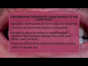 Can Sensitive Toothpaste Cause Damage To The Tooth Pulp? - The Pro Dentist