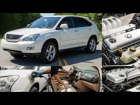 Lexus RX330 White Restoration – From Old to New | Relaxing Car Cleaning & Polishing Sounds