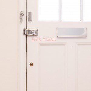 Sticker pour porte d'entrée Salut à tous - Etsy France