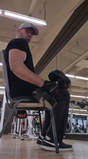 Seated Hammer Curl #Shorts