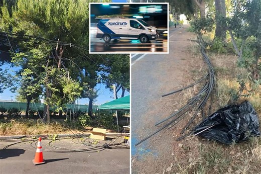Vandals cut Spectrum fiber lines, causing widespread LA service disruption