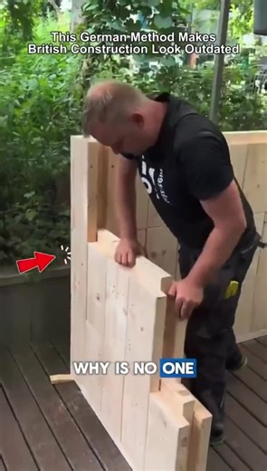 This German building method challenges everything we think we know about walls. What you’re seeing here isn’t framing, masonry, or concrete. It’s a solid timber wall system, built by stacking massive… | The Build Report | 33 comments