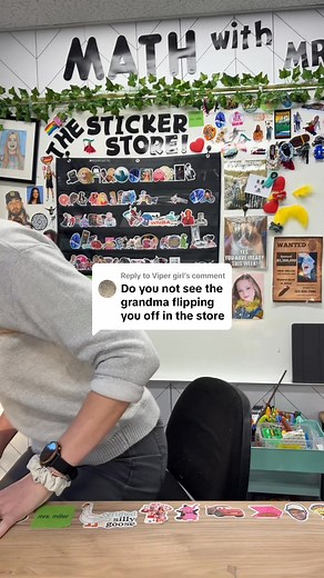 An inappropriate sticker IN The Sticker Store? Never. | Mrs. Miller