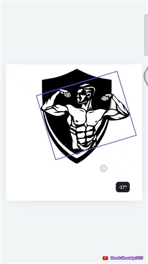 Designing a Fitness Gym Logo in Canva | 100 Days Logo Challenge – Day 44
