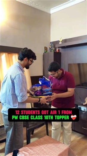 Ritik Sir Meets Class 10th Topper AIR 1 🔥 | Ft. Ritik Sir | #youtubeshorts #shorts #viral #trending