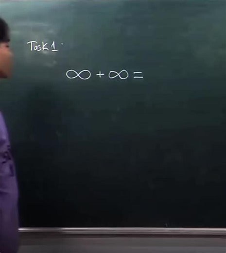 Infinity plus infinity = 16😂#funny#math#infinity