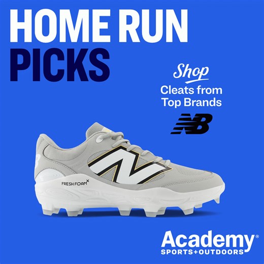Bring it home for less with cleats from top brands. Get yours at Academy. | Academy Sports + Outdoors | Facebook