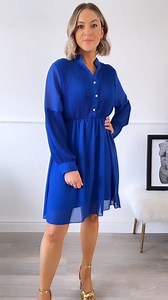 Caution may cause compliments  Our BRAND NEW Hilda button up mini dress would look perfect in your wardrobe  Tap the video to shop now  | IKRUSH | Facebook