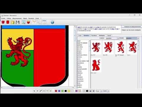 Héraldique, le logiciel pour dessiner des blasons
