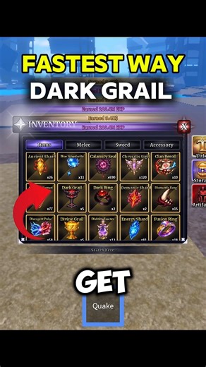 Fastest Way to Get Dark Grail | Sailor Piece