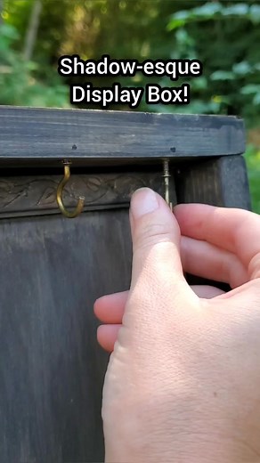 DIY Rustic Shadow Box Jewelry Display - Easy Woodworking Craft