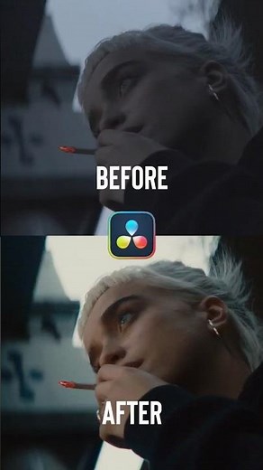 Teal And Orange Look Davinci Resolve Tutorial (Step by Step) #colorgrading #shorts