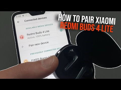 How to Pair Xiaomi Redmi Buds 4 Lite with Phone - How to connect Xiaomi Redmi Buds 4 Lite with Phone