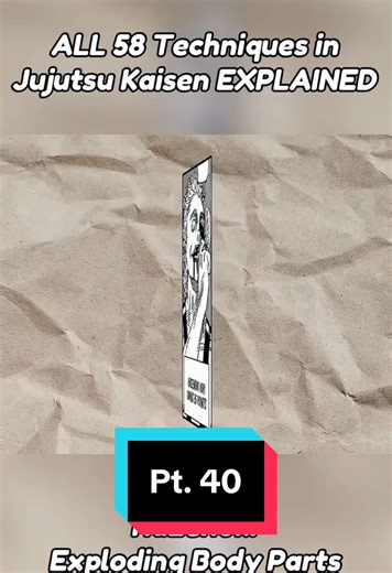 Hazenoki Exploding Body Parts #jjk #jjkseason2 #jjkanime #jjkseason3 #Hazenoki