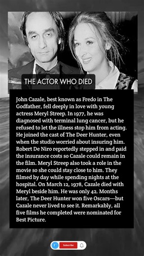 John Cazale’s Final Love Story With Meryl Streep | The Tragic Story Behind The Deer Hunter