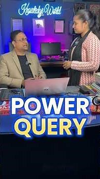 🔥Power Query In Excel 😎Excel Time Saving Trick #shorts #excel #exceltutorial #computer