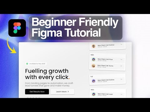 Absolute Beginners Tutorial for Figma (2026 UI UX Design)