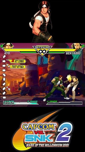 Kyo Parry Benimaru Capcom vs SNK 2 #capcomvssnk2