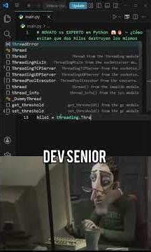 NOVATO vs EXPERTO en Python 😱🔥 — ¿Cómo usan hilos SIN que los datos se destruyan entre sí? #pypシ