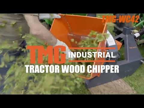 TMG 4" PTO Tractor Wood Chipper Shredder | Heavy-Duty 3-Point Hitch Chipping Solution
