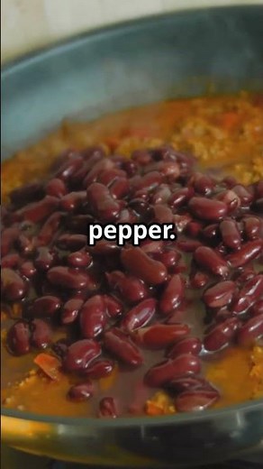 5-Bean Chili: Hearty Without Beef! #shorts.