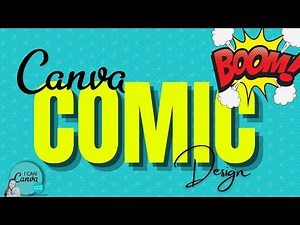 How to make comics cartoons in Canva. Free tutorial